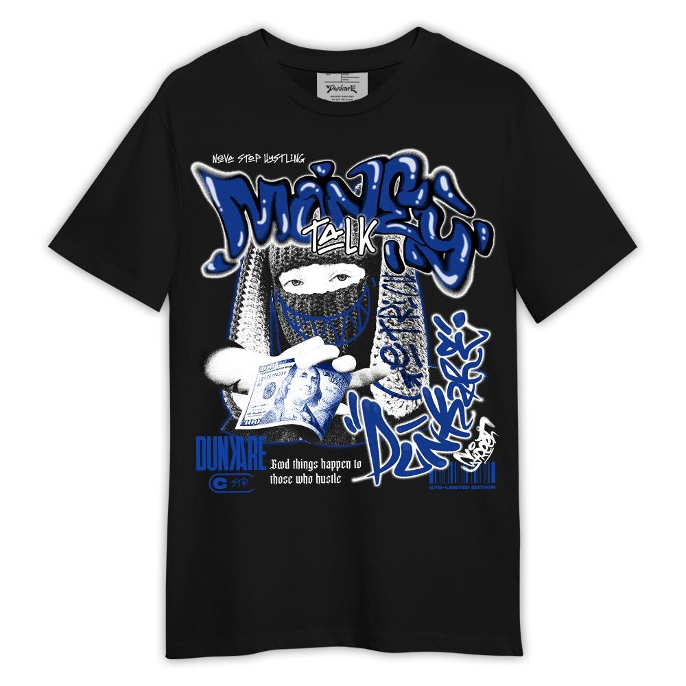 Shirt To Match Air Foamposite One Royal - Money Talk Rap Shirt Outfit