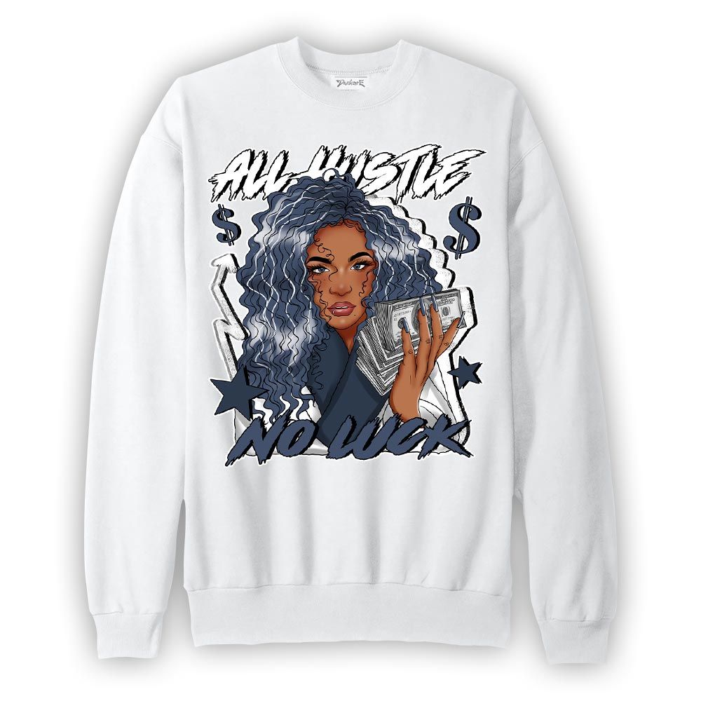 Sweatshirt To match Low Diffused Blue 11s Sweatshirt - All Hustles Unique Graphic