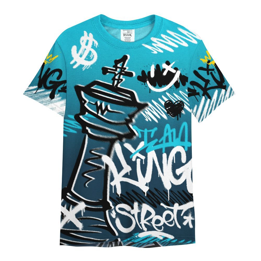Shirt To Match Air Navy Baltic Blue - Street King Chess Streetwear All Over Print