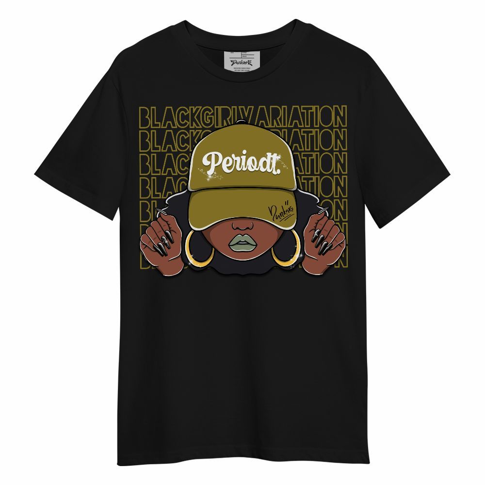 Shirt To Match Air Flightposite Metallic Gold - Black Girl Variation Unisex Shirt