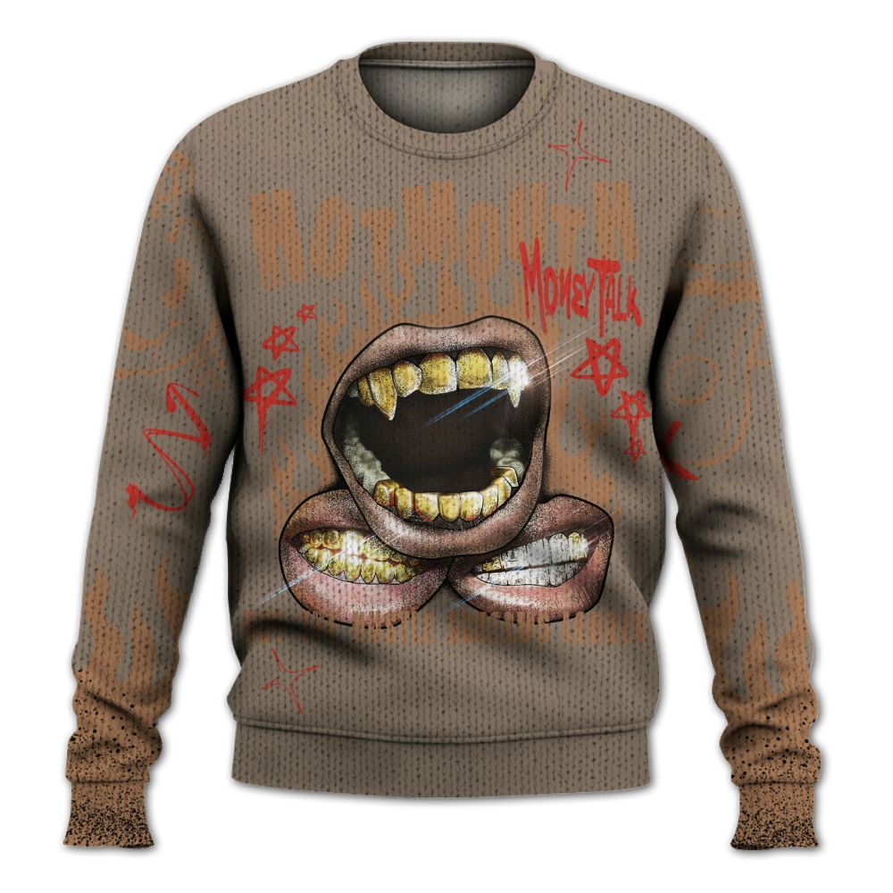 Knitted Sweater To Match Air Max Rocky Distressed - Mouth Burning Street Style