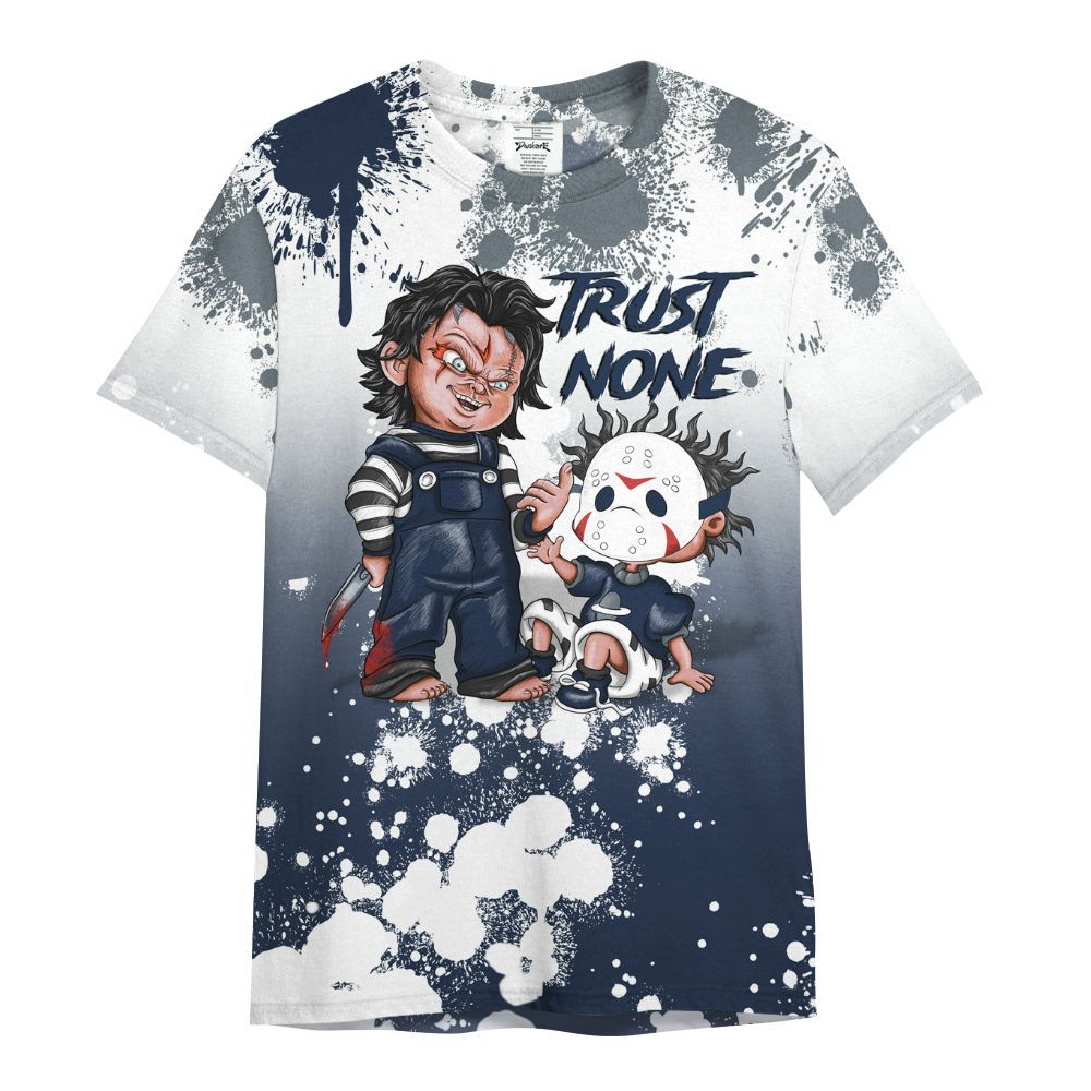 Shirt To Match Retro Flint 2026 13s - Trust No One Scary All Over Print