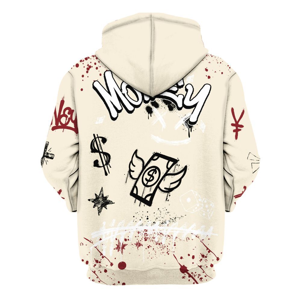 Hoodie To Match Valentine's Day 2026 4s - Everybody Paid In Full Crayon All Over Print