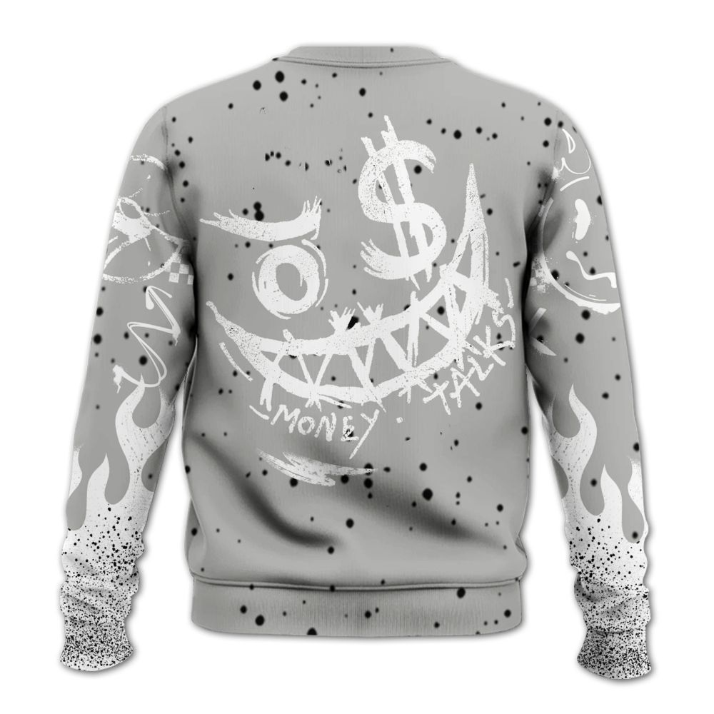 Sweatshirt To Match Retro White Oreo 4s - Mouth Burning Street Style All Over Print