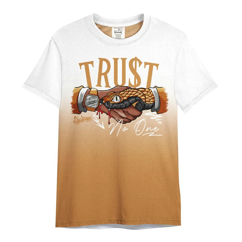 Shirt To Match Dunk Low Nature Wheat Suede - Snake Trust No One Drip All Over Print