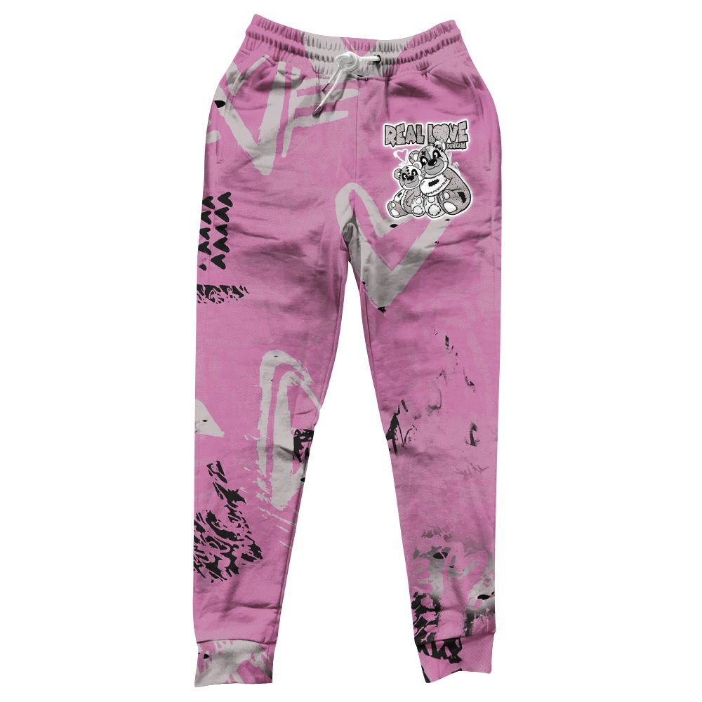 Sweatpant To Match Neutral Grey Black White Orchid 4s - Sincere Fondness Bear All Over Print