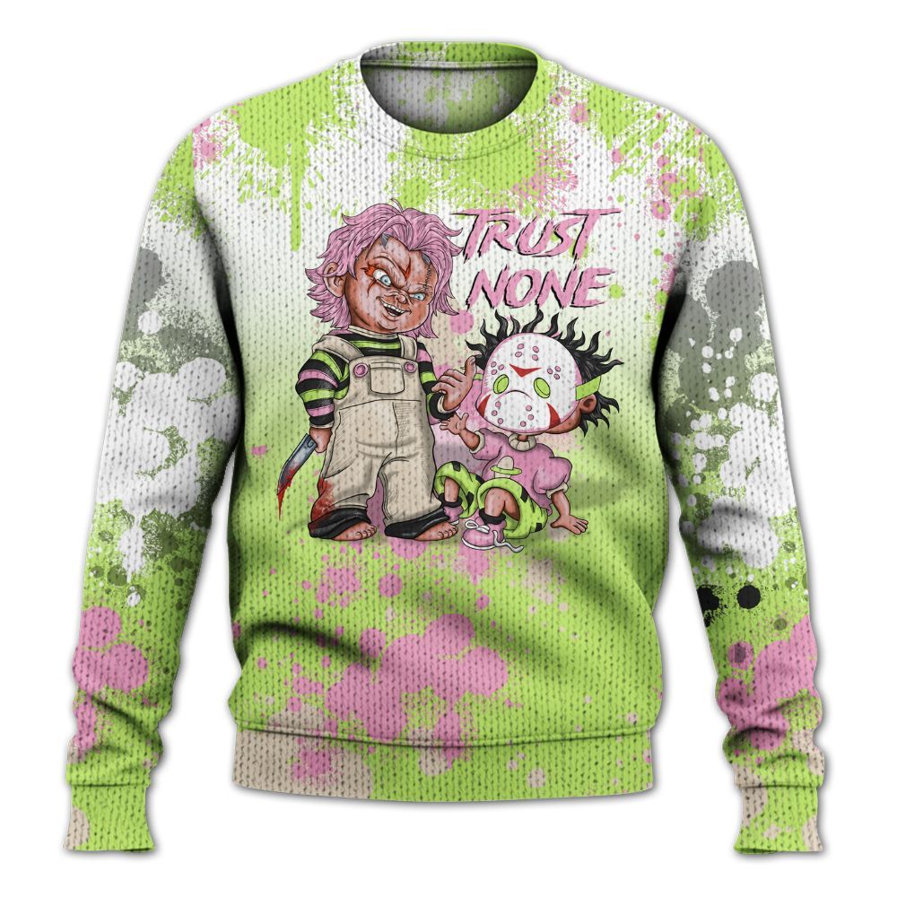 Sweater To Match Jack Black Night Silver - Trust No One Scary Graphic