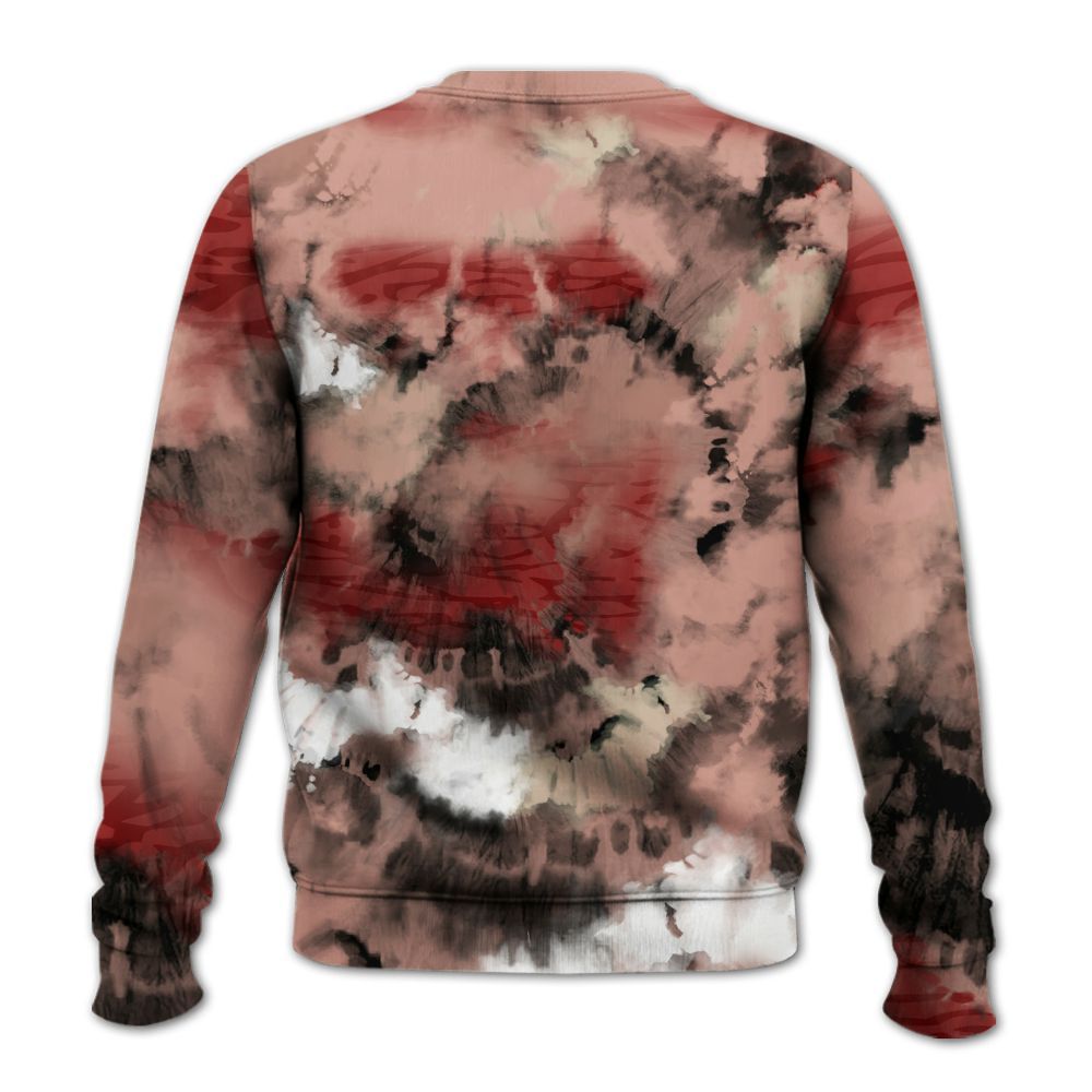 Sweatshirt To Match Valentines Day 3s - SNEAKER Girl Money Drip Tie Dye All Over Print