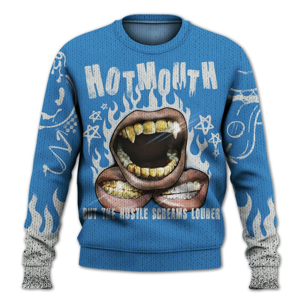Knitted Sweater To Match Low Carolina 17s - Mouth Burning Street Style