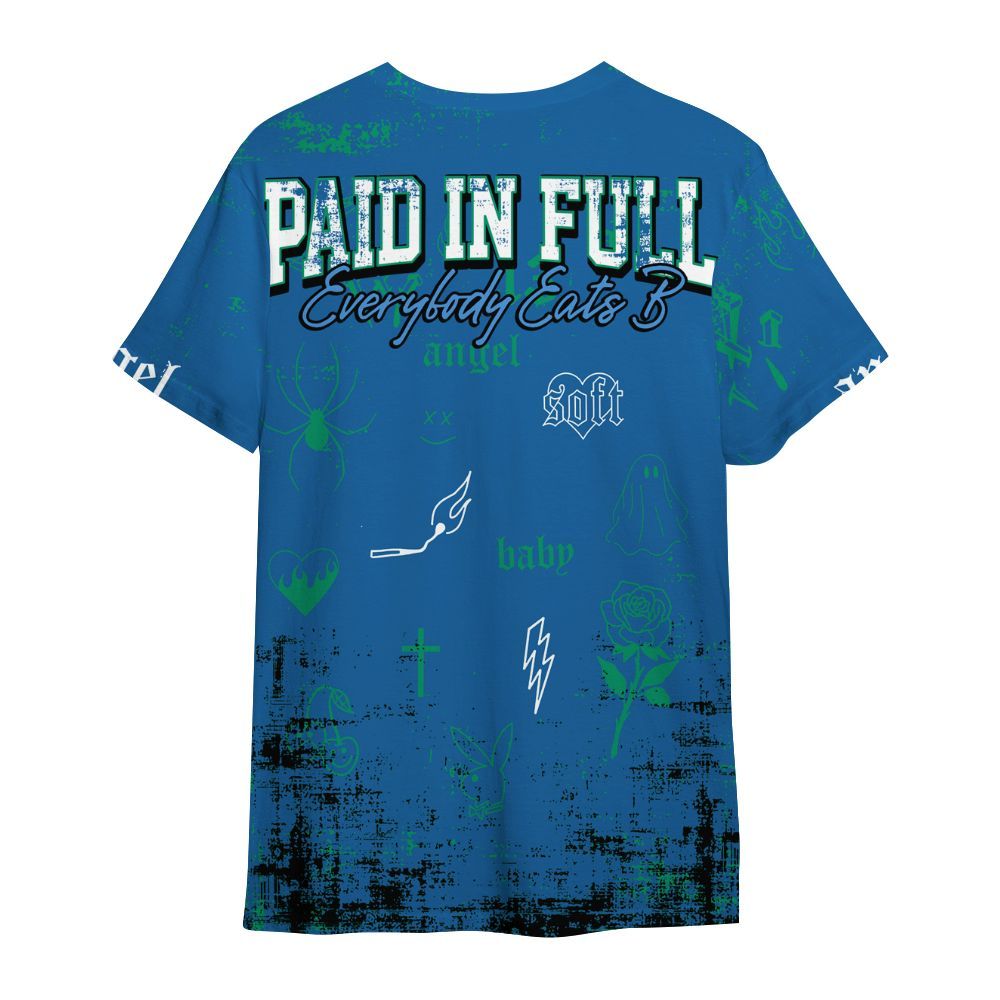 Shirt To Match 95 Big Bubble Slate - Paid In Full Money All Over Print