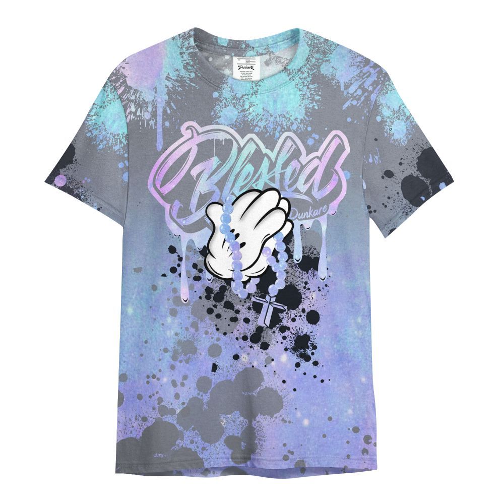 Shirt To Match Zen Master 4s - God Blessed Ink Drip All Over Print