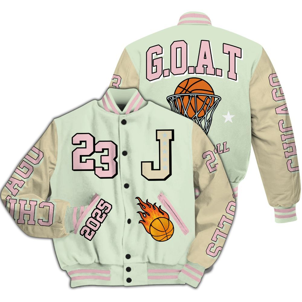 Varsity Jacket To Match Spring Is In The Air 3s - Chicago 23 Basketball All Over Print