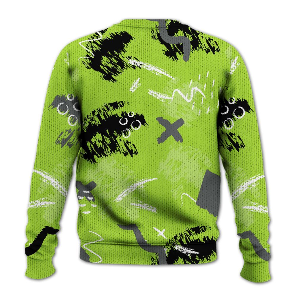 Knitted Sweater To Match Air Max 95 Neon - Hustle Grind Pray Retro