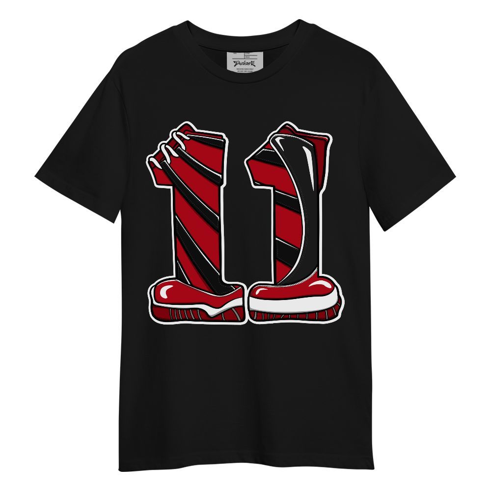 Shirt To Match Bred Velvet 11s - Number JD 11s Unisex Shirt