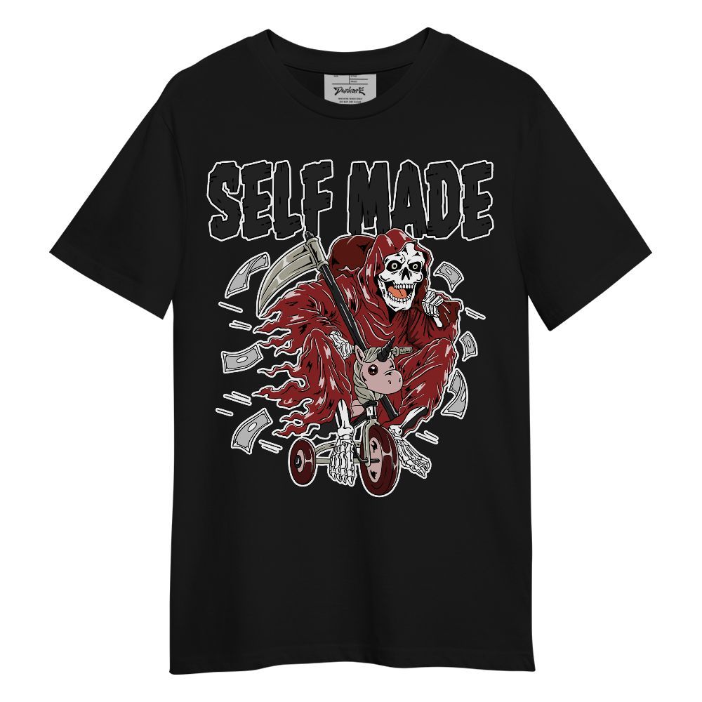 Shirt To Match High 85 Bred 1s - Self Make Skeleton Unisex Shirt