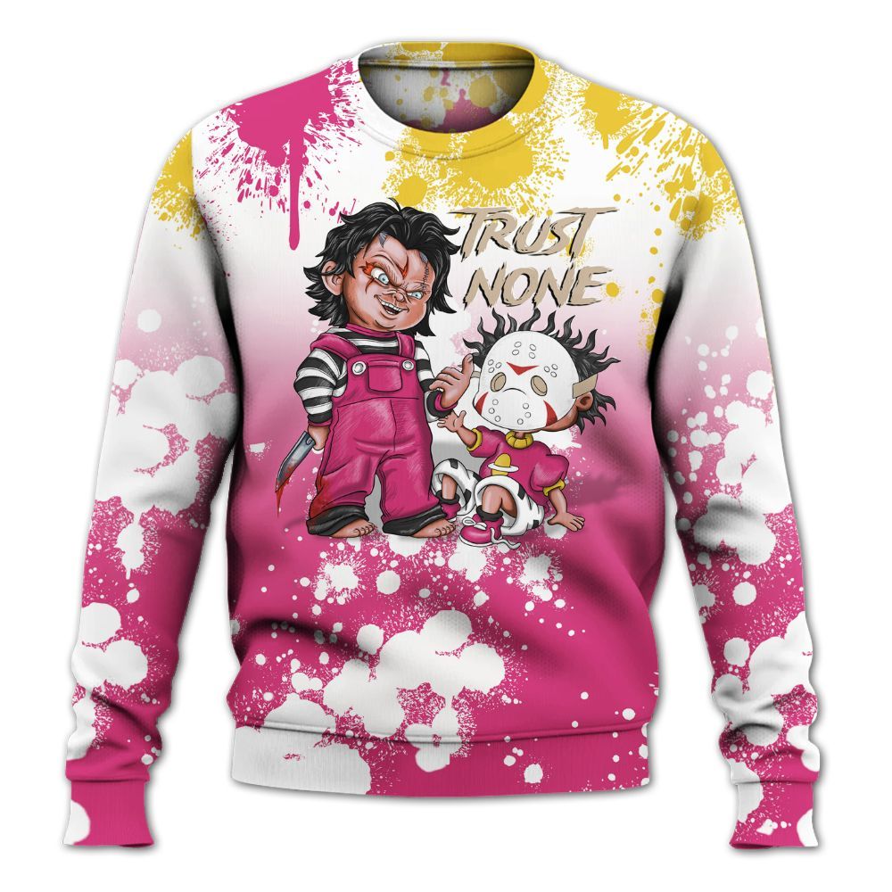 Sweatshirt To Match Comic 4s - Trust No One Scary All Over Print