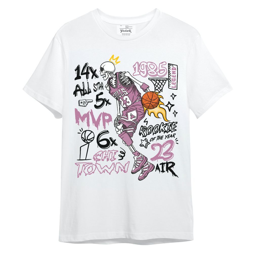 Shirt To Match Neutral Grey Black White Orchid 4s - 1985 Legend Skeleton Unisex Shirt