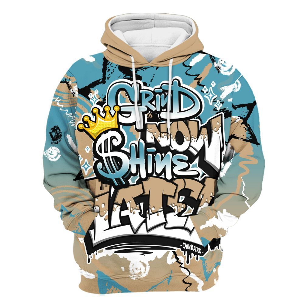Hoodie To Match H-Town 11s - Grind Shine Later Drip All Over Print