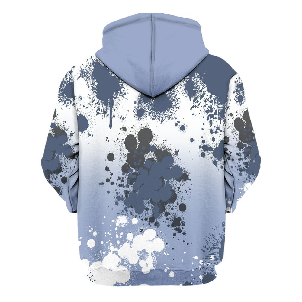 Hoodie To Match Retro Blue Grey 13s - Trust No One Scary All Over Print