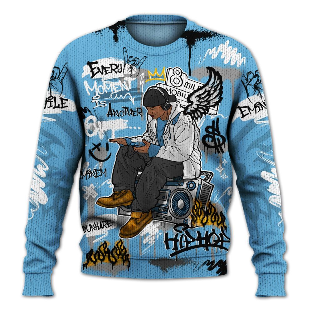 Sweater To Match Melo 12s -8Mile Movie Graffiti Graphic