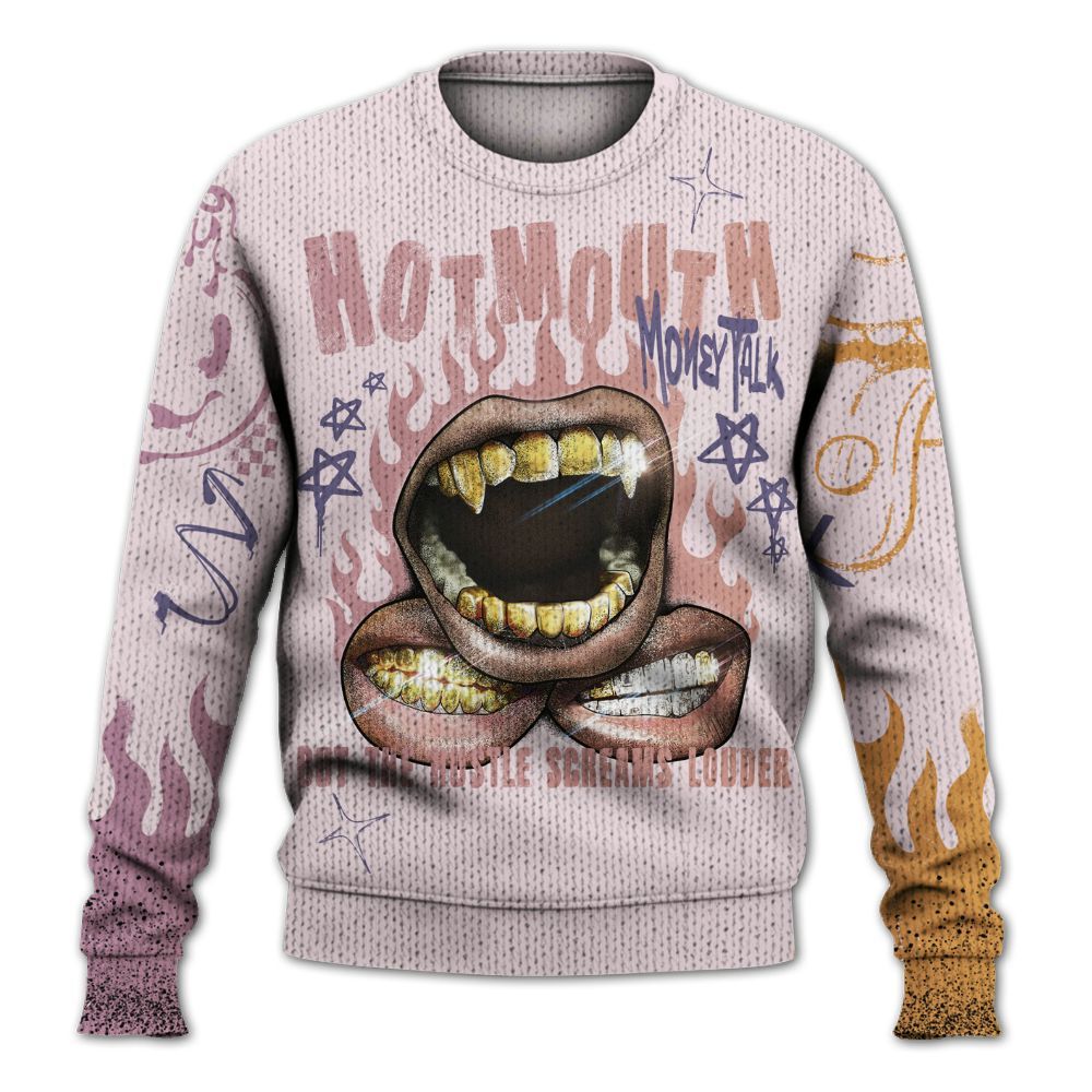 Knitted Sweater To Match Book Sunrise 1s - Mouth Burning Street Style