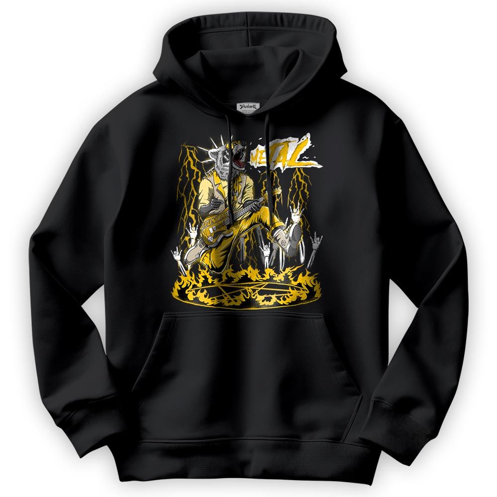 Sweatshirt To Match Vivid Sulfur 4s Hoodie - Punk Rock Raccoon Hoodie Unisex