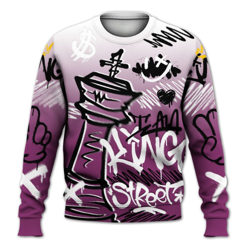 Sweatshirt To Match Air Max Sunder Gore Tex Bold Berry - Street King Chess Streetwear All Over Print