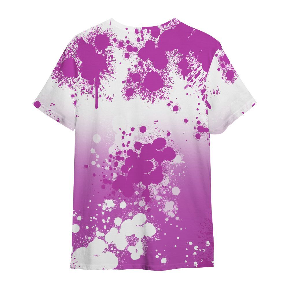 Shirt To Match Hyper Violet 4s - God Blessed Ink Drip All Over Print