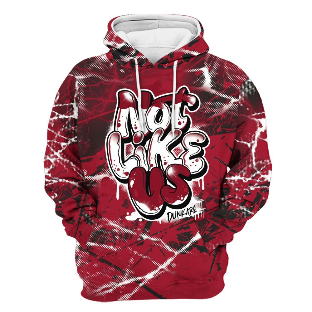 Hoodie To Match High OG Black Toe Reimagined 1s - None Like Us Graphic All Over Print