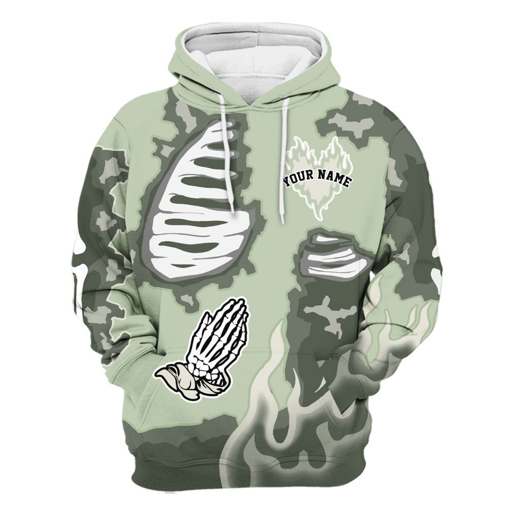 Hoodie To Match Seafoam Sail 4s - Dislike Us Graphic Burning Custom Name All Over Print