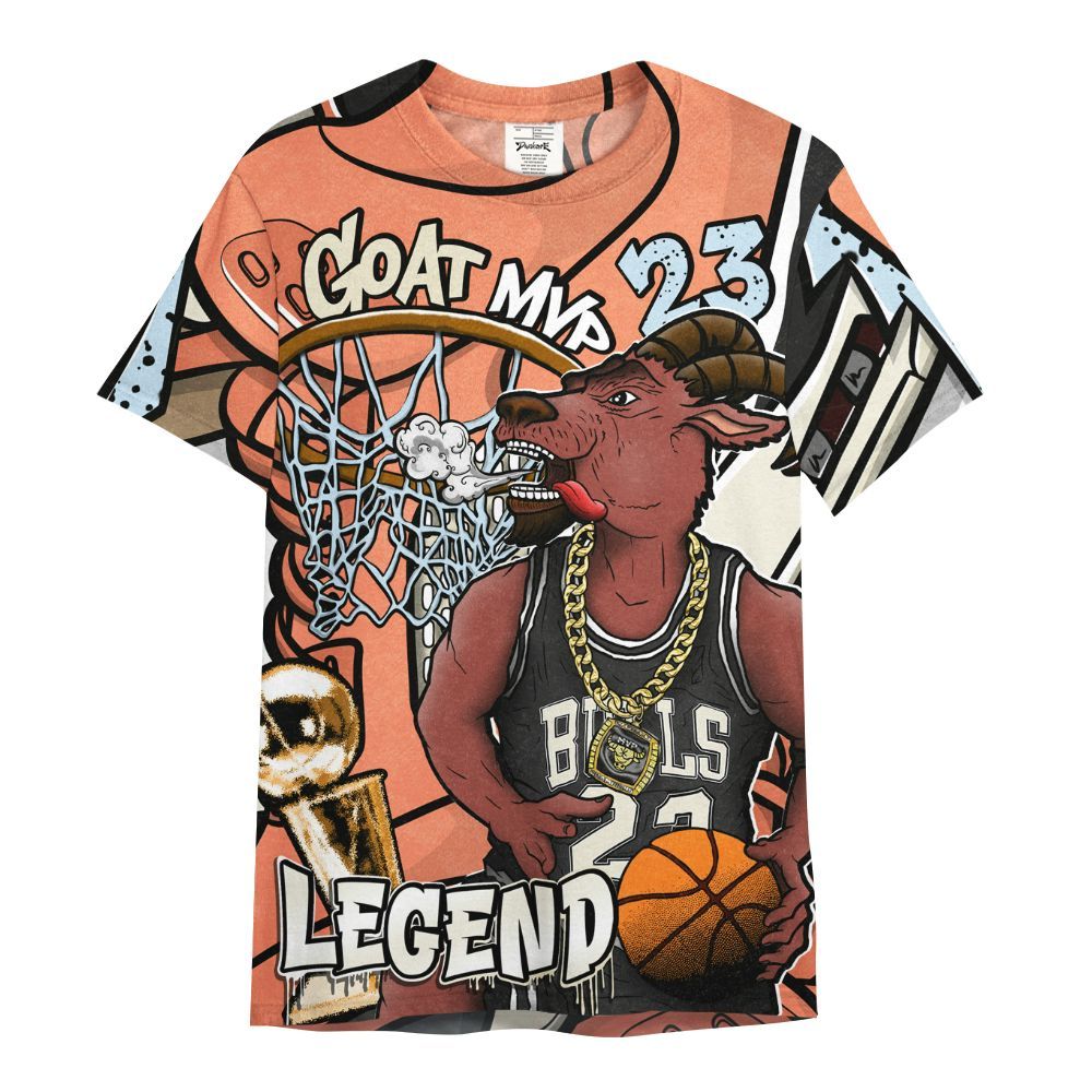 Shirt To Match DJ Khaled Crimson Bliss 5s - 23 Goat JD All Over Print