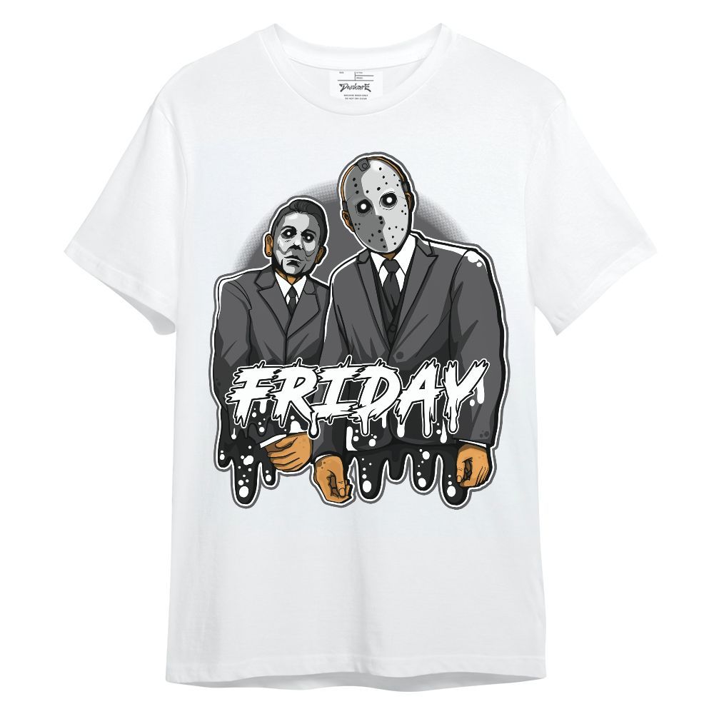 Shirt To Match White Thunder 4s - Friday Halloween Graphic Unisex Shirt