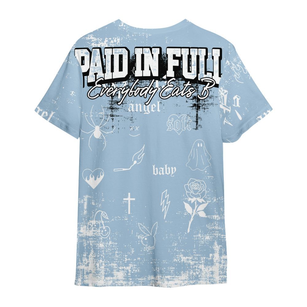 Shirt To Match Forget Me Not 4s - Paid In Full Money All Over Print