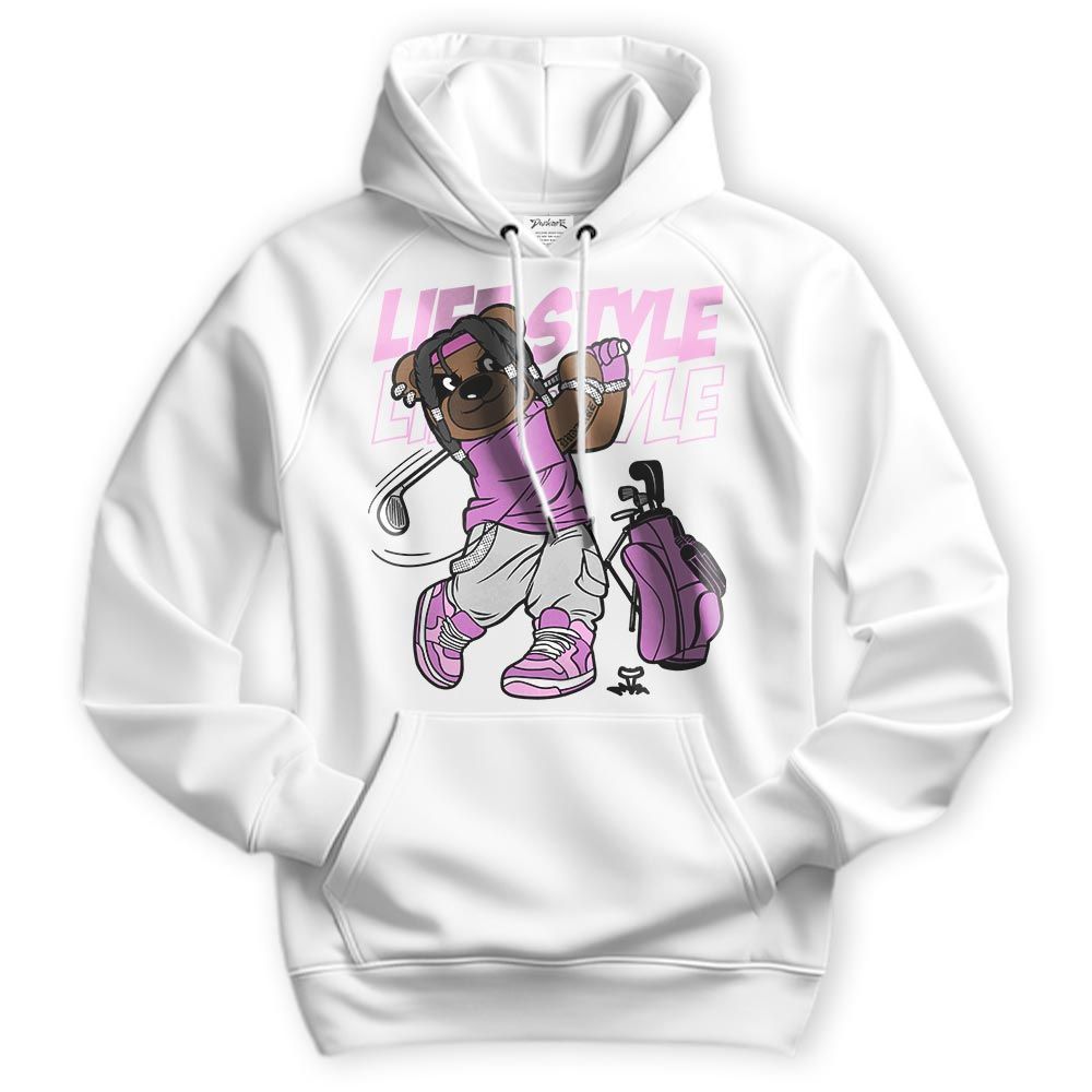 Sweatshirt To Match Hyper Violet 4s Hoodie - Way Of Living Bear Hoodie Unisex