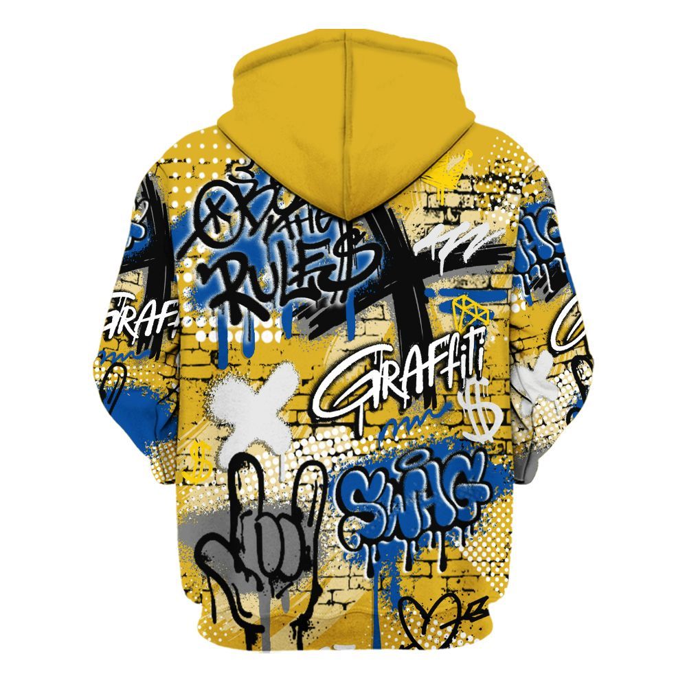Hoodie To Match High Laney 1s - True It Real Graffiti Streetwear All Over Print