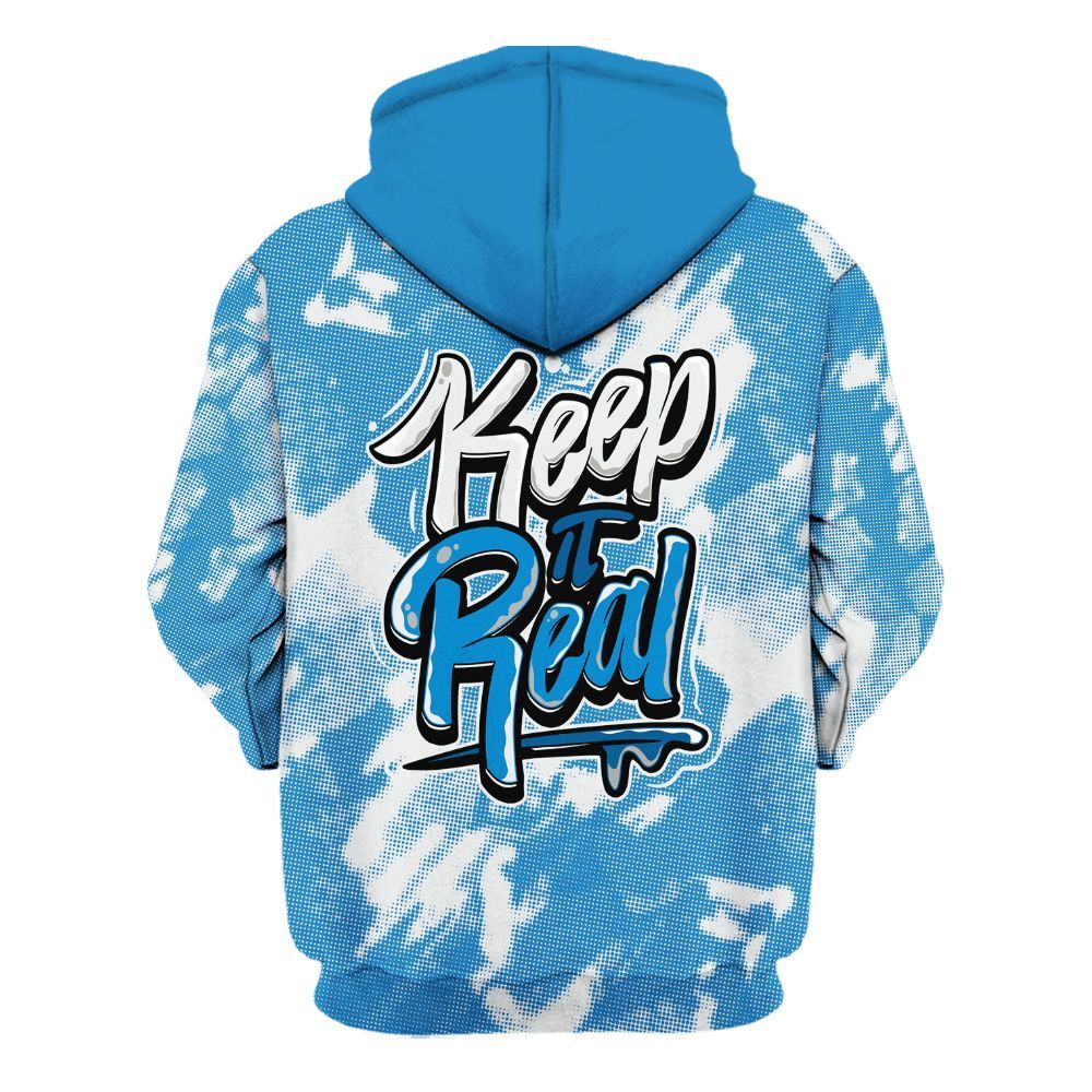 Hoodie To Match Industrial Blue 4s - Keeping It Reals Shirt Unisex Oufit All Over Print