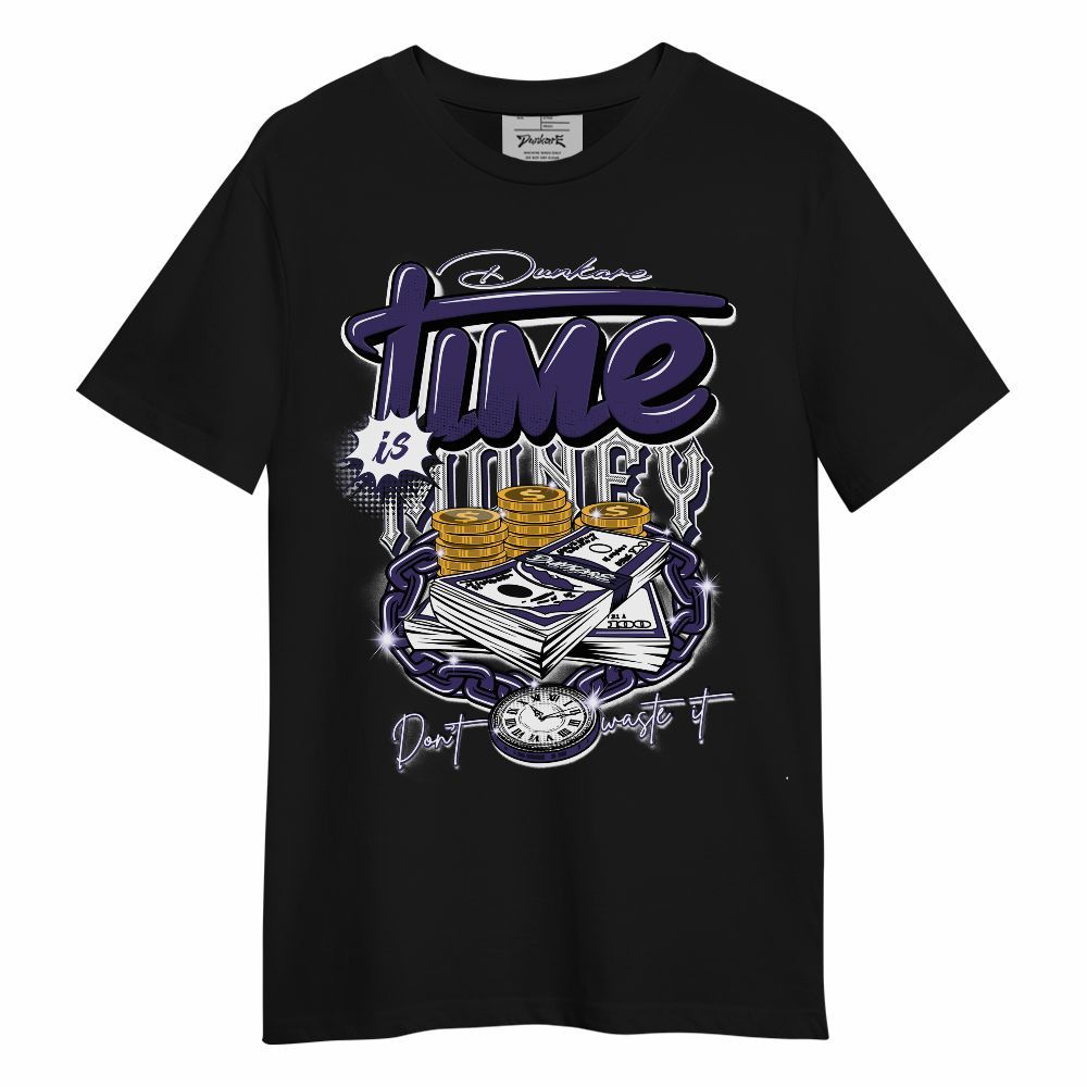 Shirt To Match Retro Court Purple 13s - Time Is Money Unisex Shirt