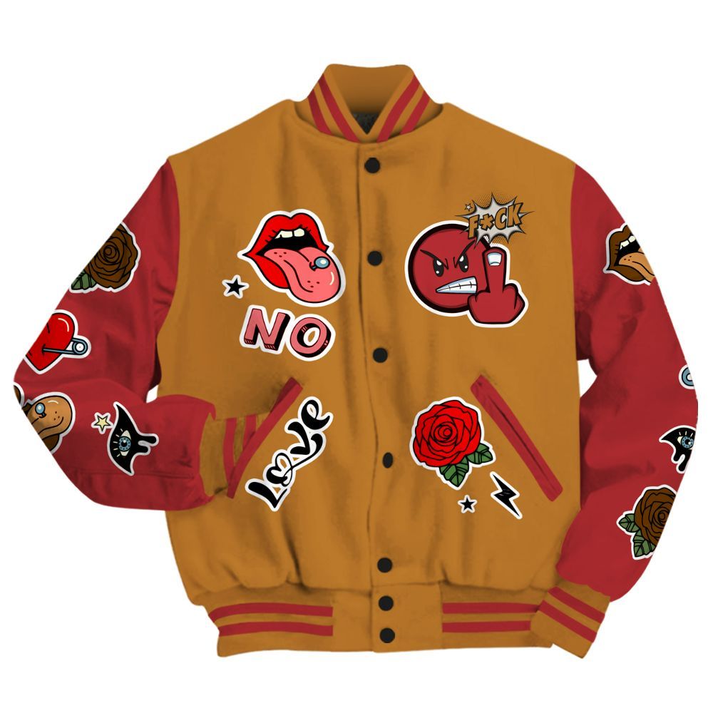 Varsity Jacket To Match Air Max Plus Sunset Swarovski - FK Around Find Out All Over Print