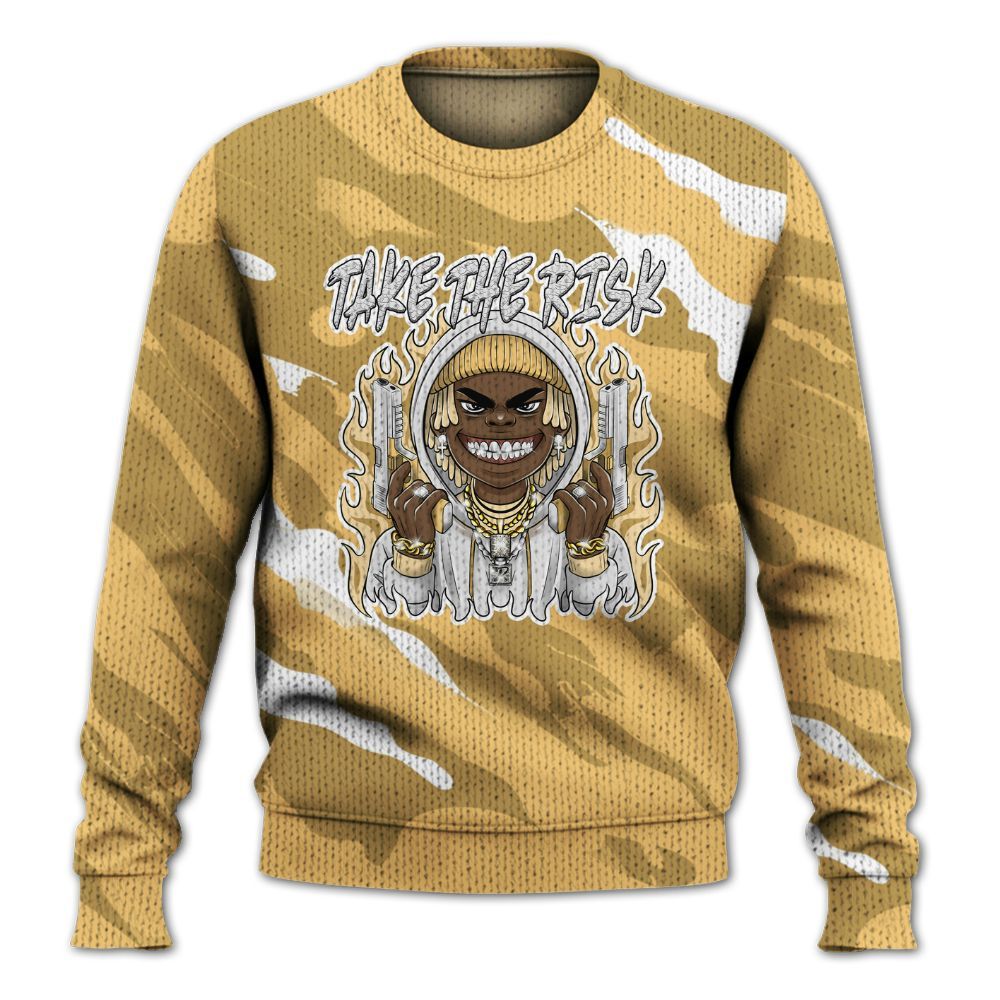 Knitted Sweater To Match Pearl 6s - Take The Risk Colored