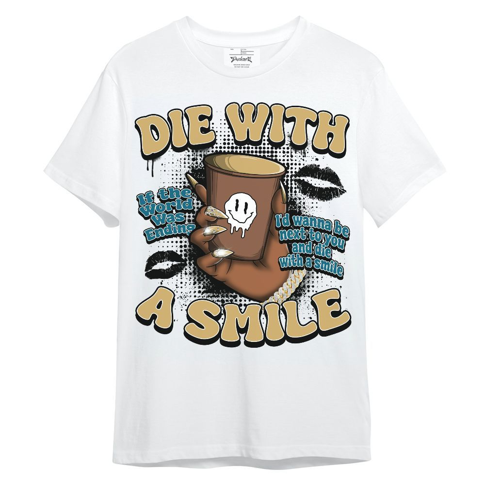 Shirt To Match Retro Cacao Wow 4s - Die With A Smile Graphic Unisex Shirt