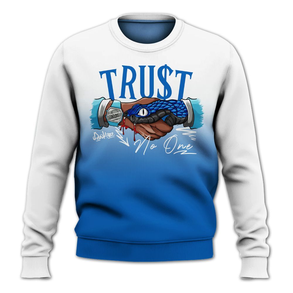 Sweatshirt To Match Dunk Low Argon - Snake Trust No One Drip All Over Print