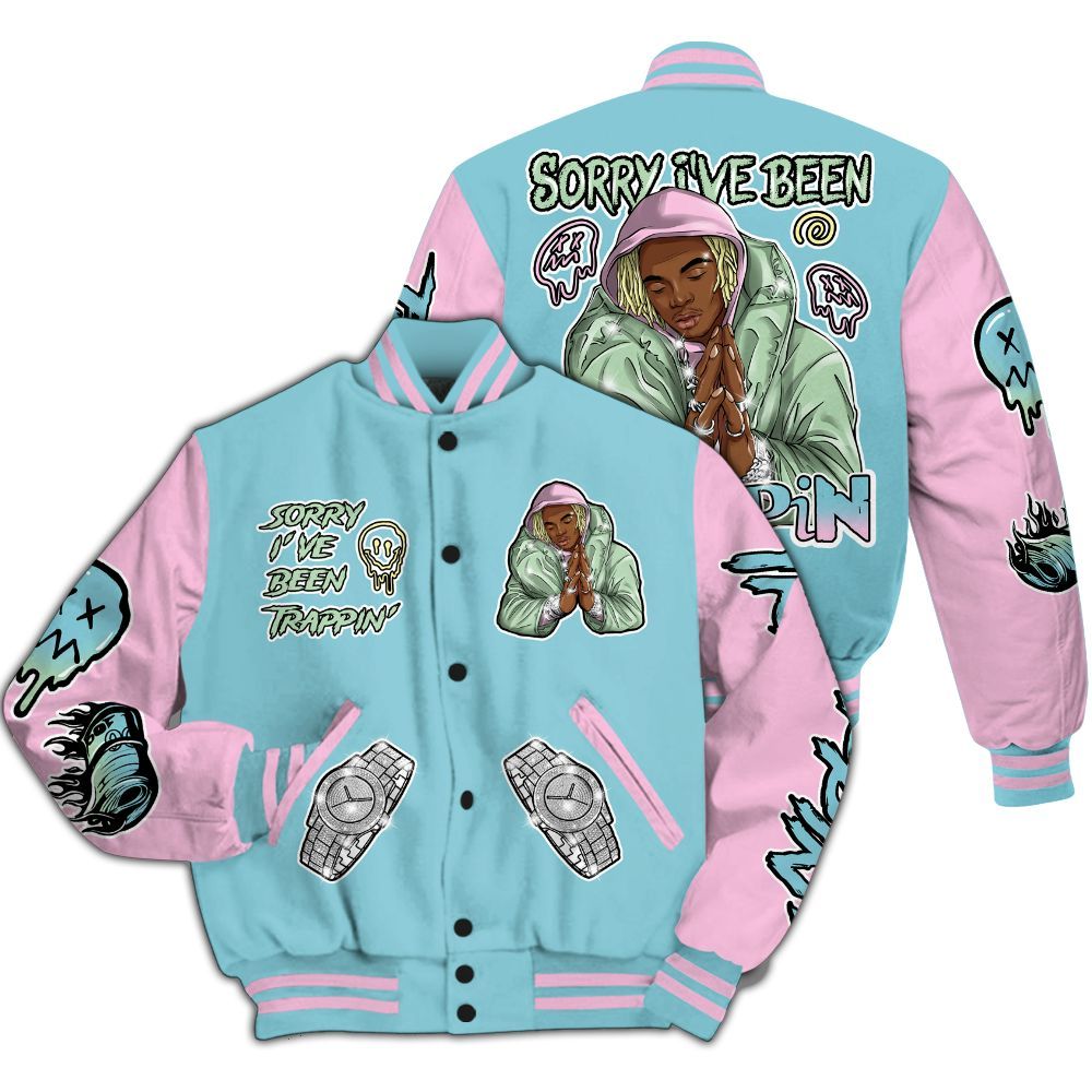 Varsity Jacket To Match SB Dunk Low Visty - Trappin' Unique All Over Print