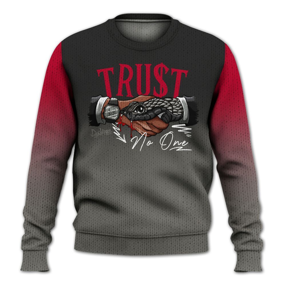 Sweater To Match Shadow 2025 10s Shirt, Snake Trust No One Drip Graphic