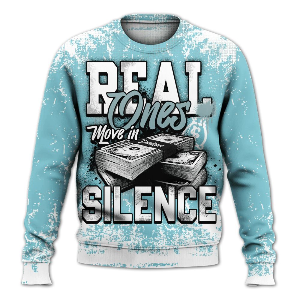 Sweatshirt To Match Low Legend Blue 11s - Move In Silence Money Street Retro All Over Print