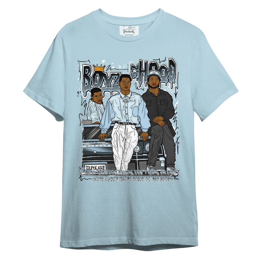 Shirt To Match Foamposite One Psychic Blue - BoyzZ The Hood 90s Graphic