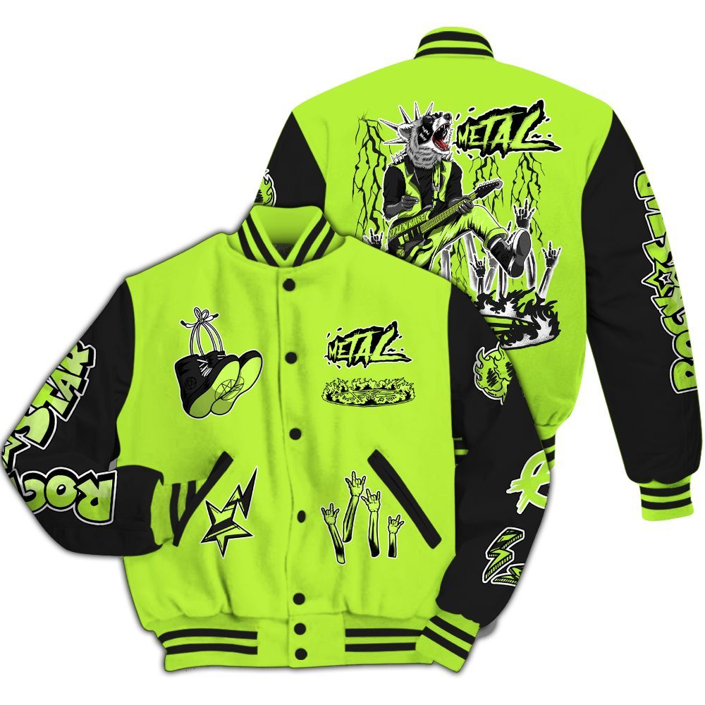 Varsity Jacket To Match Air Force 1 Low Dance Volt - Punk Rock Raccoon All Over Print