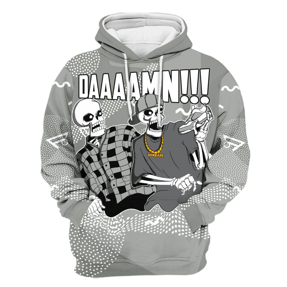 Hoodie To Match Paris Cement Grey 4s - Graphic Meme Damnn All Over Print