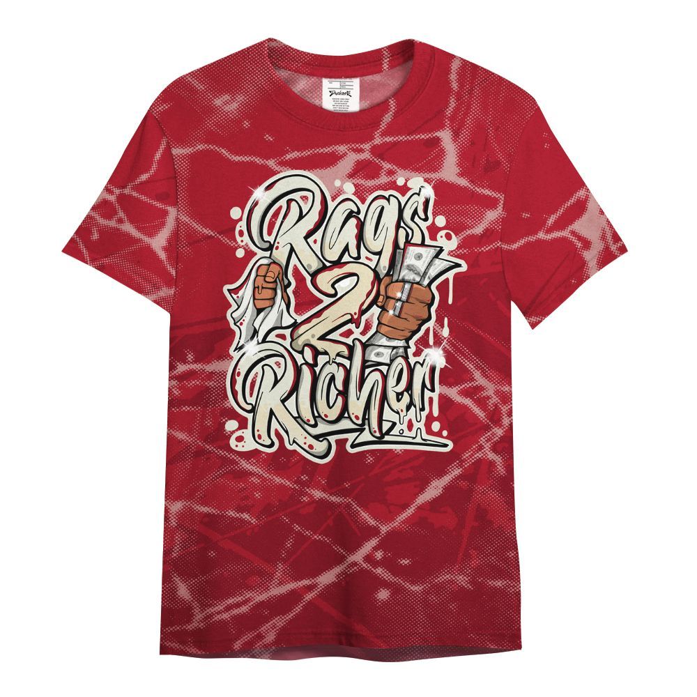 Shirt To Match 2025 High OG Cinnabar 1s - Rag 2 Rich Graphic All Over Print