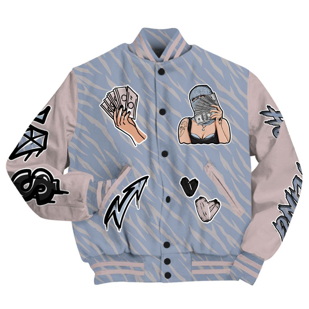 Varsity Jacket To Match Ja 2 Induction - Hustling Unique All Over Print