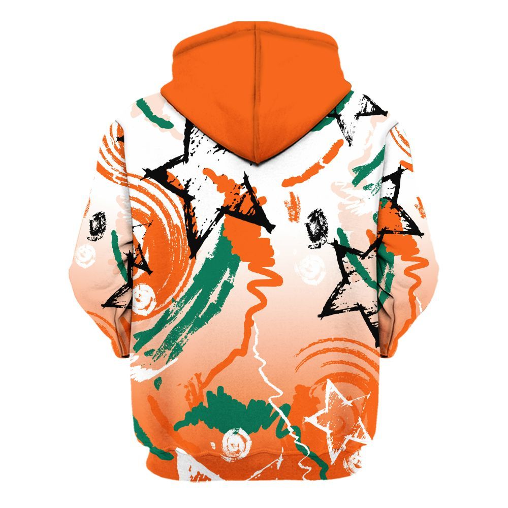 Hoodie To Match SoleFly Sail Gorge Green 3s - Grind Shine Later Drip All Over Print